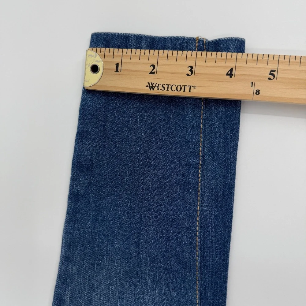 Disney Jumping Beans Jeans Girls 8 Blue Frozen Embroidered Elsa Limited Edition